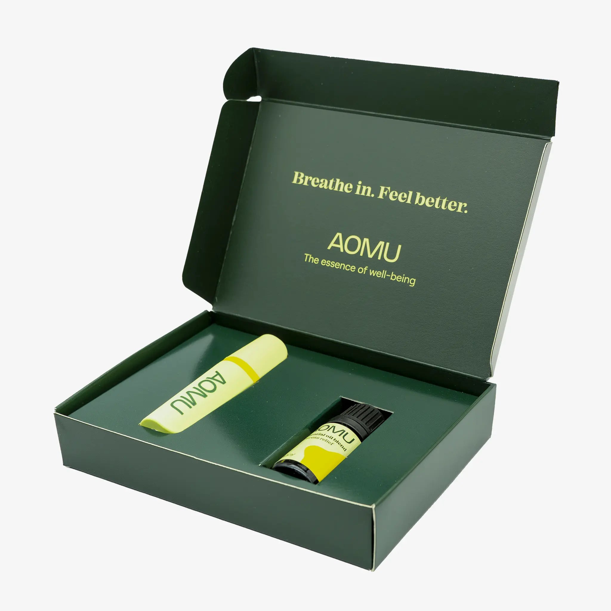 Happy – zvýhodněný set inhalační tyčinky & směsi olejů proti stresu